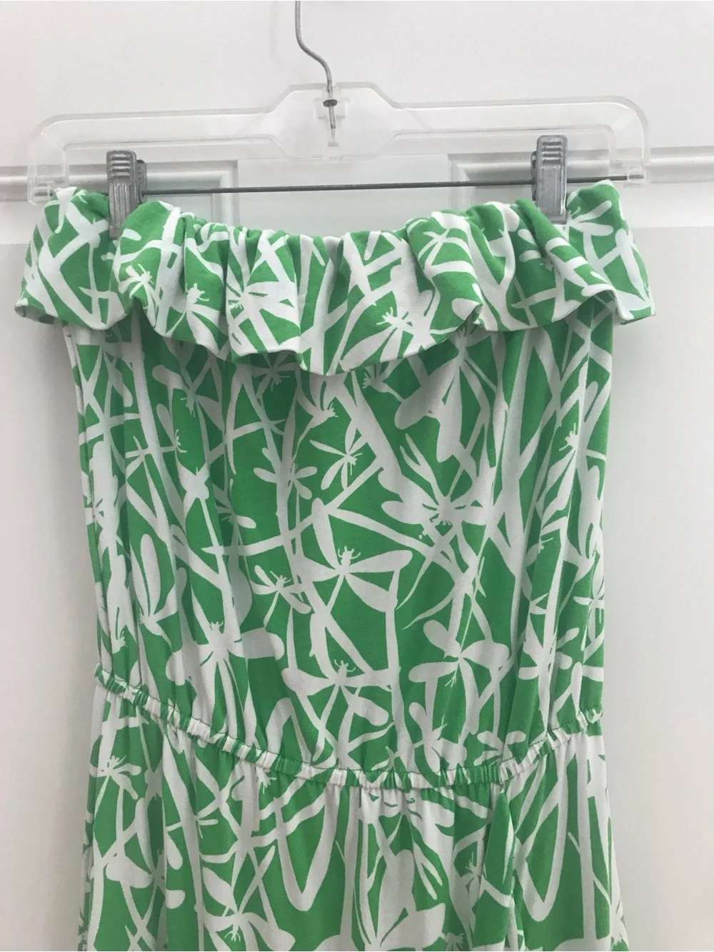 LILLY PULITZER Flor Dress in the Green Bean Light My Fire Pattern - Picture 6 of 14